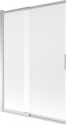 MEXEN - Fox 2-křídlá posuvná vanová zástěna 120 x 150, dekor, chrom (891-120-002-01-30)