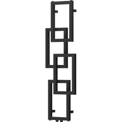 MEXEN - Grid otopný žebřík/radiátor dekorativní 1115 x 360 mm, 279 W, černá (W215-1115-360-00-70)