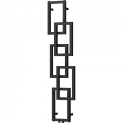 MEXEN - Grid otopný žebřík/radiátor dekorativní 1360 x 390 mm, 349 W, černá (W215-1360-390-00-70)