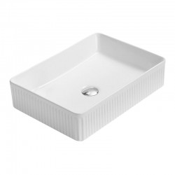 MEXEN - Grovo umyvadlo na desku reliéf 51 x 37, bílá (22305100)