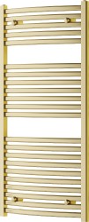 MEXEN - Helios otopný žebřík/radiátor 1200 x 600 mm, 524 W, zlatá (W103-1200-600-00-50)