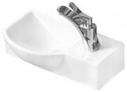 MEXEN - Hugo keramické umyvadlo levé 40 x 22 cm bílé (21254000L)