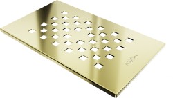 MEXEN - Hugo krytka do vaničky, zlatá (42910050)