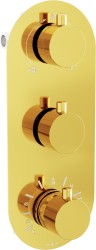MEXEN - Kai termostatická baterie sprcha/vana 3-gold výstup (77603-50)