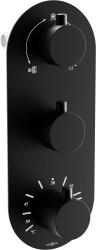 MEXEN - Kai termostatická batérie sprcha / vaňa 3-output, čierna (77603-70)