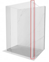 MEXEN - KIOTO spojovací profil WALK-IN pro přídavné stěny 8mm bílá (800-05-20)