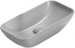 MEXEN - Klara umyvadlo na desku 46 x 23, světle šedá mat (21564661)