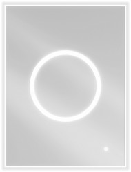 MEXEN - Koga zrcadlo s osvětlením 60 x 80 cm, LED 600 (9821-060-080-611-00)