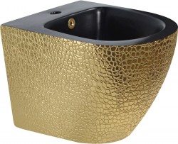 MEXEN - Lena bidet, černá/zlatá vzor (35224878)