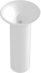 MEXEN - Leta Volně stojící umyvadlo z litého mramoru 45 x 45, bílá mat (26574500)