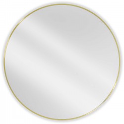 MEXEN - Loft zrcadlo 100 cm, zlatý rám (9850-100-100-000-50)