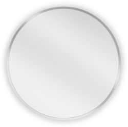 MEXEN - Loft zrcadlo 30 cm, nerezový rám (9850-030-030-000-10)