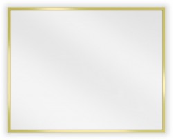 MEXEN - Loft zrcadlo 50 x 40 cm, zlatý rám (9852-050-040-000-50)
