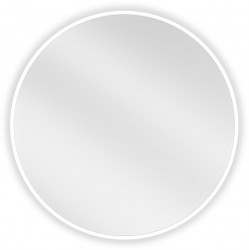 MEXEN - Loft zrcadlo 60 cm, bílý rám (9850-060-060-000-20)