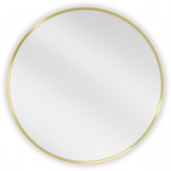 MEXEN - Loft zrcadlo 60 cm, zlatý rám (9850-060-060-000-50)