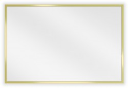 MEXEN - Loft zrcadlo 60 x 40 cm, zlatý rám (9852-060-040-000-50)