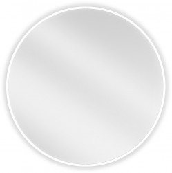 MEXEN - Loft zrcadlo 70 cm, bílý rám (9850-070-070-000-20)