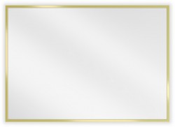 MEXEN - Loft zrcadlo 70 x 50 cm, zlatý rám (9852-070-050-000-50)