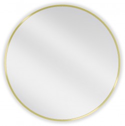 MEXEN - Loft zrcadlo 75 cm, zlatý rám (9850-075-075-000-50)