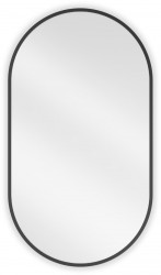 MEXEN - Loft zrcadlo 80 x 45 cm, černý rám (9851-080-045-000-70)