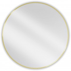 MEXEN - Loft zrcadlo 90 cm, zlatý rám (9850-090-090-000-50)