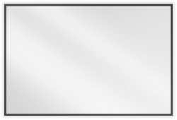 MEXEN - Loft zrcadlo 90 x 60, černý rám (9852-090-060-000-70)