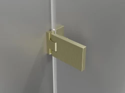 MEXEN - LUNAR nástěnný pant pro 836 /2 kusy/, zlatá kartáčovaná (830-16-55)