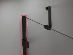 MEXEN - LUNAR nástěnný profil černá (897-00-70)