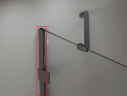 MEXEN - LUNAR nástěnný profil grafit kartáčovaná (897-00-66)