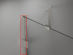 MEXEN - LUNAR nástěnný profil nikl kartáčovaná (897-00-97)