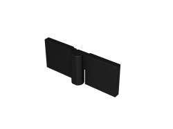 MEXEN - LUNAR panty pro pětiúhlou zástěnu 2 ks levé černá (830-07-70-L)