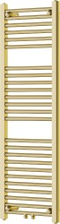 MEXEN - Mars otopný žebřík/radiátor 1200 x 400 mm, 346 W, zlatý (W110-1200-400-00-50)