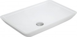 MEXEN - Megan skleněné umyvadlo 56x36, bílá (24135630)
