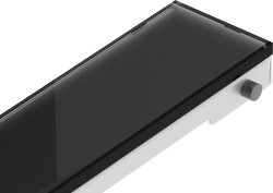 MEXEN - MGB Rošt pro žlab vypouštěcí 80 cm černá sklo (1026080)
