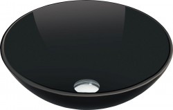 MEXEN - Mira skleněné umyvadlo 42, černá (24124270)