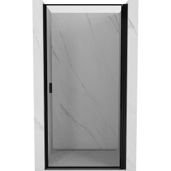 MEXEN - MIST dveřní část (1d) 100x200 cm 6mm černá, okraj, pravé (8A2-100-000-70-70-P)