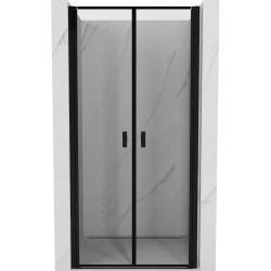 MEXEN - MIST dveřní část (d+d) 90x200 cm 6mm černá, okraj (8A7-090-000-70-70)