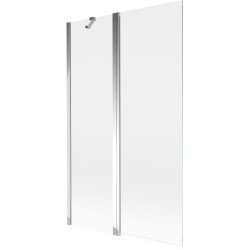 MEXEN - MIST vanová zástěna 110x150 cm 6mm f+s, chrom, čirá (8A9-110-011-01-00)