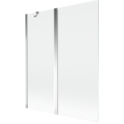 MEXEN - MIST vanová zástěna 140x150 cm 6mm f+s, chrom, čirá (8A9-140-011-01-00)