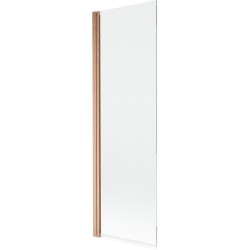 MEXEN - MIST vanová zástěna 70x150 cm 6mm 1-s, měď kartáčovaná, čirá (8A9-070-001-65-00)