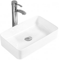 MEXEN - Nadia umyvadlo na desku o rozměrech 36x23cm bílá (21613600)