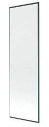 MEXEN - NEXT sklo k vanové zástěně 80x150 fix 6mm, černý rám (895-080-000-00-70)