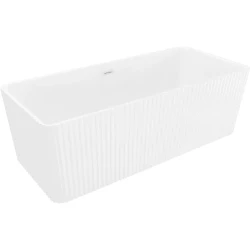 MEXEN - Nila volně stojící vana reliéf 170 x 75, bílá, bez krytky přepadu a zátky (52841708000-SS)