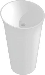 MEXEN - Nilda Volně stojící umyvadlo z litého mramoru 52 x 52, bílá mat (26555200)