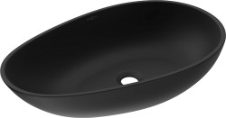 MEXEN - Nora umyvadlo na desku litý mramor 60 x 36, černá (23056071)