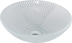 MEXEN - Olza skleněné umyvadlo na desku 42 x 42, transparent (24094200)