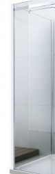 MEXEN - OMEGA stěna 90x190 cm 8 mm pro 3-stranné chrom transparent (821-090-000-01-00)