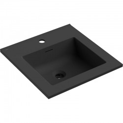 MEXEN - Otis umyvadlo zapuštěné do desky 46 x 46,5, černá mat (25184571)
