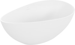 MEXEN - Parma volně stojící vana z litého mramoru 160 x 95, bílá mat (57231609500)