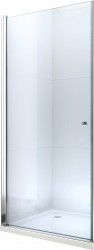 MEXEN - Pretoria sprchové dveře křídlové 60, transparent, chrom se stěnovým profilem (852-060-000-01-00)
